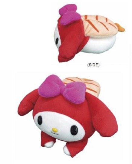 Weactive Cool Japan My Melody Sushi Plushies Small 6" Long Kawaii Gifts 840805153064