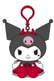 Weactive Devilish Strawberry Kuromi Plushies 4.5" Small with Clip Kawaii Gifts 840805158298