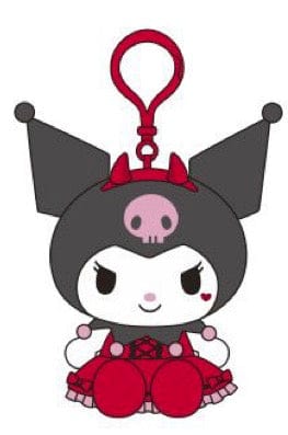 Weactive Devilish Strawberry Kuromi Plushies 4.5" Small with Clip Kawaii Gifts 840805158298