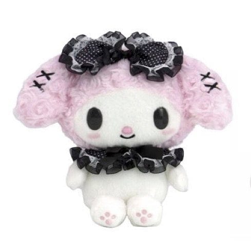 Weactive Girly Black and Pink My Piano, Kuromi and My Melody 9" Plushies My Melody Kawaii Gifts 840805153361