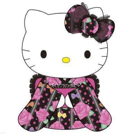 Weactive Hello Kitty Black Kimono Plushies Kawaii Gifts