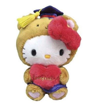 Weactive Hello Kitty Graduation Brown Bear Plushies Kawaii Gifts