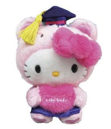 Weactive Hello Kitty Graduation Pink Bear Plushies Small Kawaii Gifts 840805147476