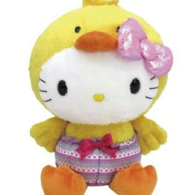 Weactive Hello Kitty Heart Easter Plushies Collection: Chick & Bunny Large 10" Chick Kawaii Gifts 840805153583