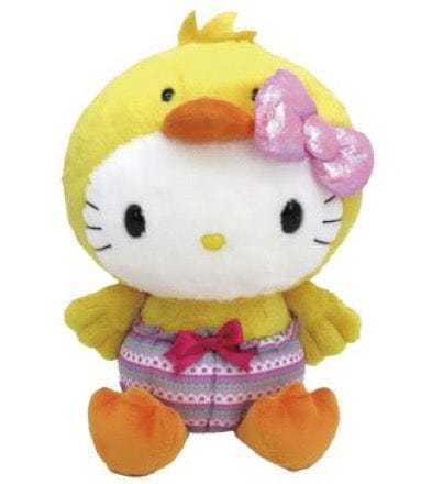 Weactive Hello Kitty Heart Easter Plushies Collection: Chick & Bunny Large 10" Chick Kawaii Gifts 840805153583