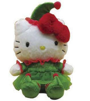 Weactive Hello Kitty Merry Christmas Plushies Green Elf Kawaii Gifts 840805159806