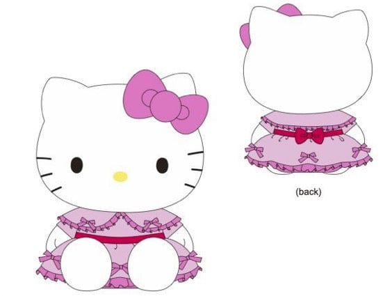 Weactive Hello Kitty Pink Dress 12" Plush Kawaii Gifts 840805150254