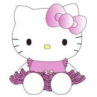 Weactive Hello Kitty Pink Ruffle Spring Dress Plushies Kawaii Gifts