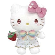 Weactive Hello Kitty Strawberry Rainbow Plushies 11" Large Kawaii Gifts 840805168674