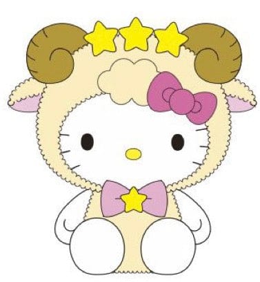 Weactive Hello Kitty Zodiac Plush Series Aries Kawaii Gifts 840805154078