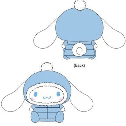 Weactive Hooded Puffer Jacket Cinnamoroll Plushies Kawaii Gifts