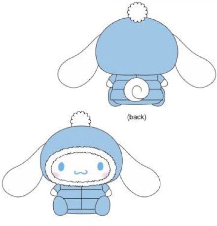 Weactive Hooded Puffer Jacket Cinnamoroll Plushies Kawaii Gifts