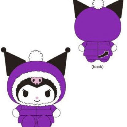 Weactive Hooded Puffer Jacket Kuromi Plushies Kawaii Gifts