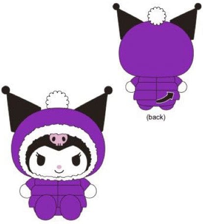 Weactive Hooded Puffer Jacket Kuromi Plushies Kawaii Gifts