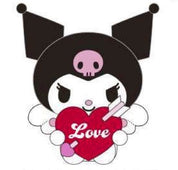 Weactive Kuromi Fluffy Angel Wings & Heart Balloon with Arrow 12" Plushies Kawaii Gifts 840805161267