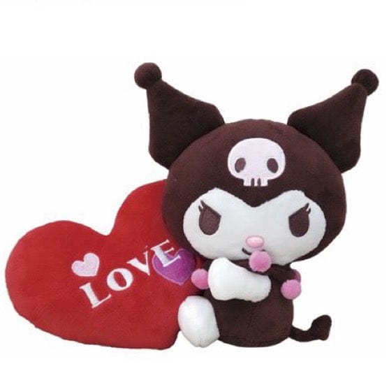 Weactive Kuromi Luv Heart Plushies Small 7.5" Kawaii Gifts 840805152180