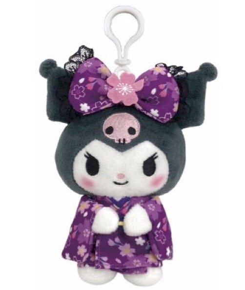 Weactive Kuromi Sakura Kimono Plushies 5" Small Kawaii Gifts 840805152609