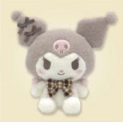 Weactive Kuromi Soft Mocha Checker Bow Plushies Medium 8" Kawaii Gifts 840805157611