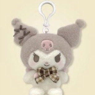 Weactive Kuromi Soft Mocha Checker Bow Plushies Small 6" Kawaii Gifts 840805157673