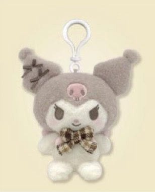 Weactive Kuromi Soft Mocha Checker Bow Plushies Small 6" Kawaii Gifts 840805157673