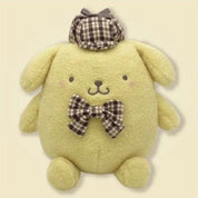 Weactive Pompompurin Soft Mocha Checker Bow Plushies Large 11" Kawaii Gifts 840805157550