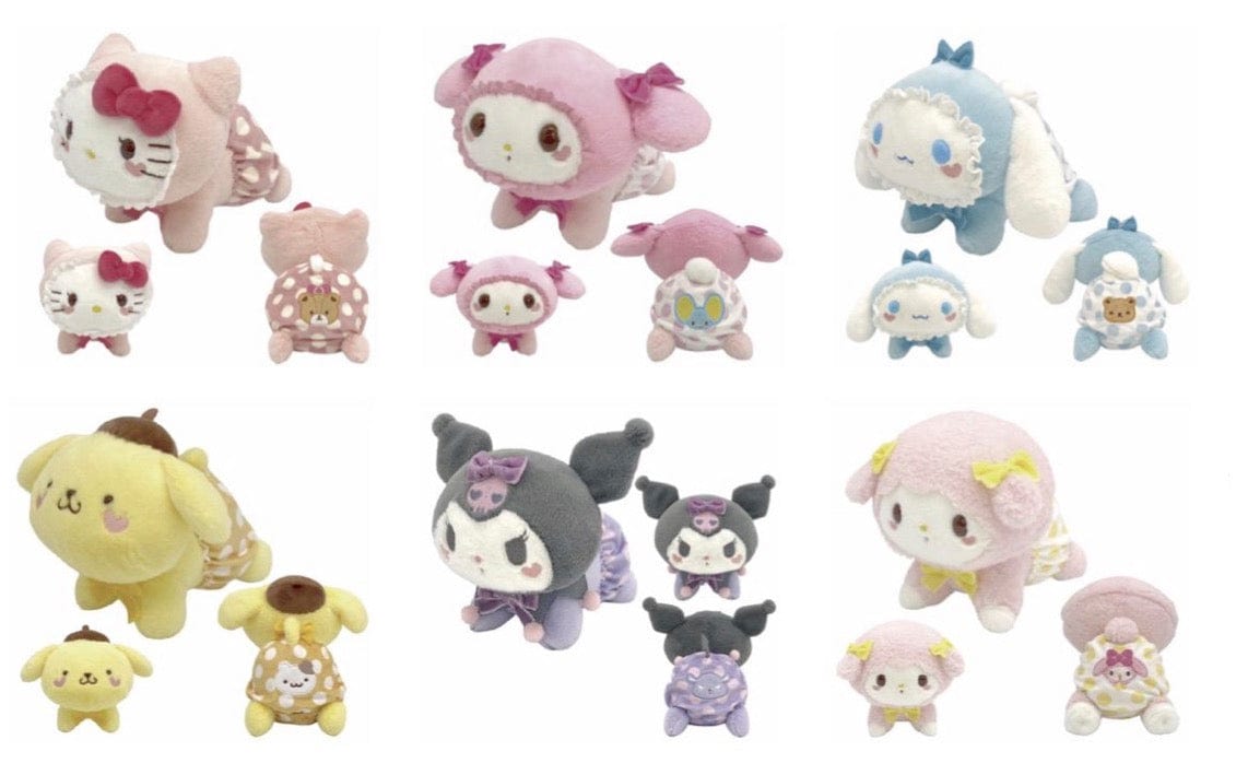 Weactive Sanrio Baby Plushies: Cinnamoroll, Hello Kitty, Pompompurin, Kuromi, My Melody, Piano Kawaii Gifts