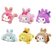 Weactive Sanrio Fluffy Bunny 5" Plush: Cinnamoroll, Pompompurin, Kuromi, My Melody, Pochacco, Hello Kitty Kawaii Gifts