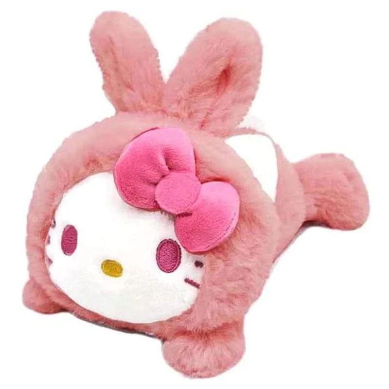 Weactive Sanrio Fluffy Bunny 5" Plush: Cinnamoroll, Pompompurin, Kuromi, My Melody, Pochacco, Hello Kitty Hello Kitty Kawaii Gifts 840805150315