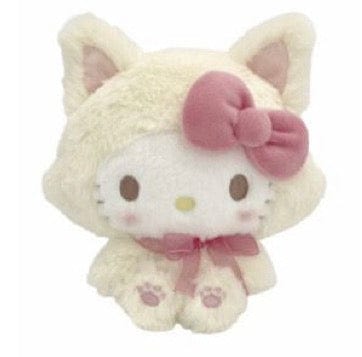 Weactive Sanrio Fluffy Pastel Kitten 6" Plush: Cinnamoroll, Pompompurin, Kuromi, My Melody, Hello Kitty, My Piano Hello Kitty Kawaii Gifts 840805155075