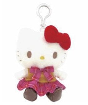 Weactive Sanrio Hello Kitty School Uniform Plushies Small 4" with Clip Kawaii Gifts 840805155235