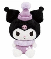 Weactive Sanrio Knit Hat & Sweater Plush: Cinnamoroll, Pompompurin, Kuromi, My Melody, Pochacco Kuromi Kawaii Gifts