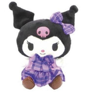 Weactive Sanrio Kuromi School Uniform Plushies Medium 7" Kawaii Gifts