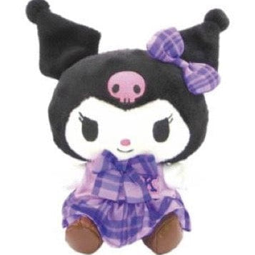 Weactive Sanrio Kuromi School Uniform Plushies Medium 7" Kawaii Gifts