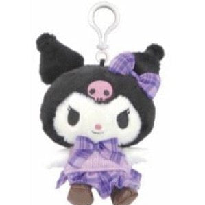 Weactive Sanrio Kuromi School Uniform Plushies Small 4" with Clip Kawaii Gifts