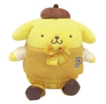 Weactive Sanrio Pompompurin School Uniform Plushies Medium 7" Kawaii Gifts 840805155204