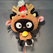 Weactive Sanrio Reindeer 5" Plushie Mascot Ornaments: Hello Kitty, Cinnamoroll, Pochacco, Chococat Kawaii Gifts