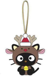 Weactive Sanrio Reindeer 5" Plushie Mascot Ornaments: Hello Kitty, Cinnamoroll, Pochacco, Chococat Chococat Kawaii Gifts 840805158878