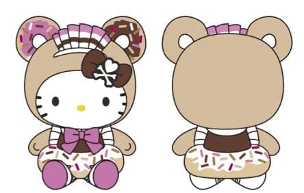 Weactive tokidoki x Hello Kitty Midnight Metropolis Donut Maid Hello Kitty Plushies Kawaii Gifts