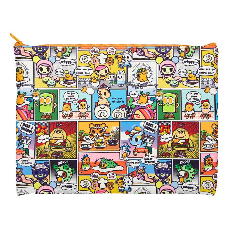 Weactive tokidoki x Gudetama Kawaii Comics Flat Pouches Kawaii Gifts