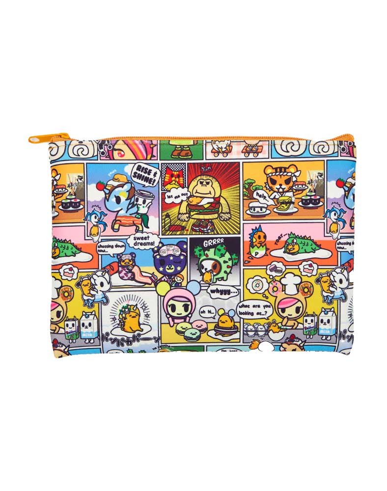 Weactive tokidoki x Gudetama Kawaii Comics Flat Pouches Kawaii Gifts