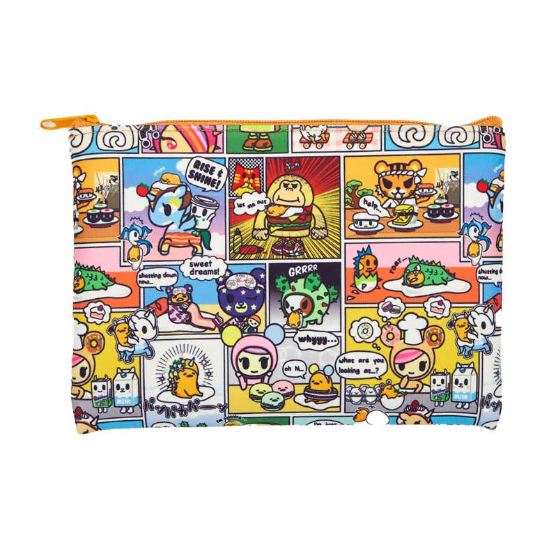 Weactive tokidoki x Gudetama Kawaii Comics Flat Pouches Kawaii Gifts