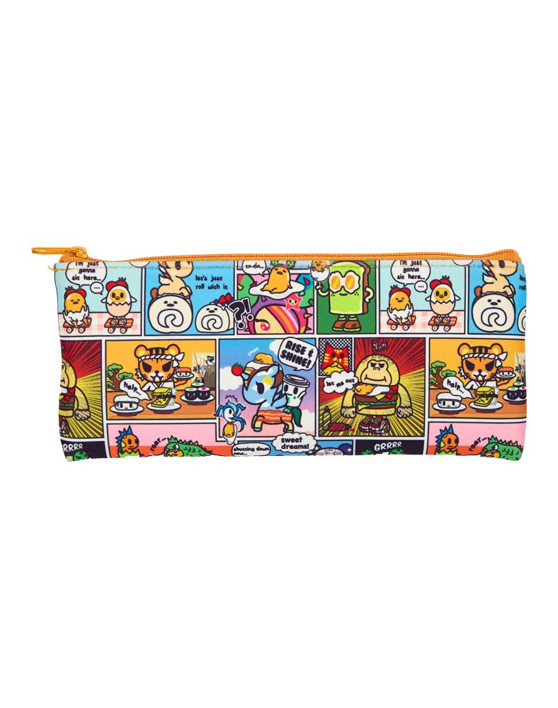 Weactive tokidoki x Gudetama Kawaii Comics Flat Pouches Kawaii Gifts