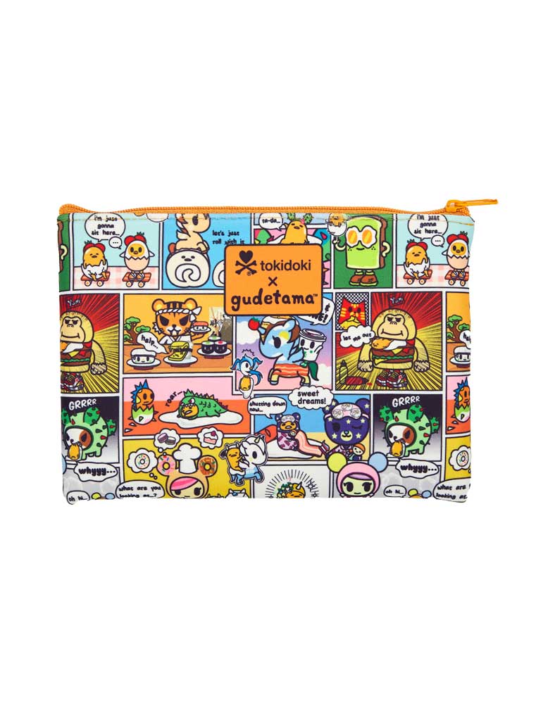 Weactive tokidoki x Gudetama Kawaii Comics Flat Pouches Medium (5" x 7½") Kawaii Gifts