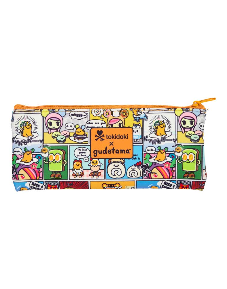 Weactive tokidoki x Gudetama Kawaii Comics Flat Pouches Small (3¼" x 8") Kawaii Gifts