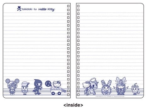 Weactive tokidoki x Hello Kitty Midnight Metropolis Spiral Notebook Kawaii Gifts 840805148251