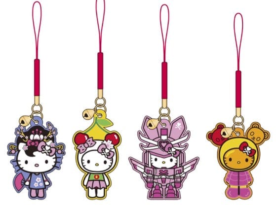 Kuromi Charm 3pcs Set Mascot Mini SANRIO Japan Kawaii Acrylic