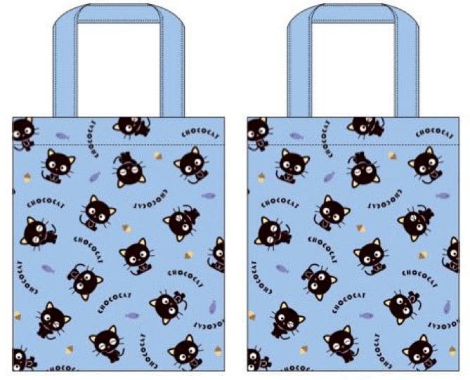 Weactive Blue Chococat, Dreamy Cinnamoroll, Kuromi Silhouette Tote Bags Blue Chococat Kawaii Gifts 840805151466