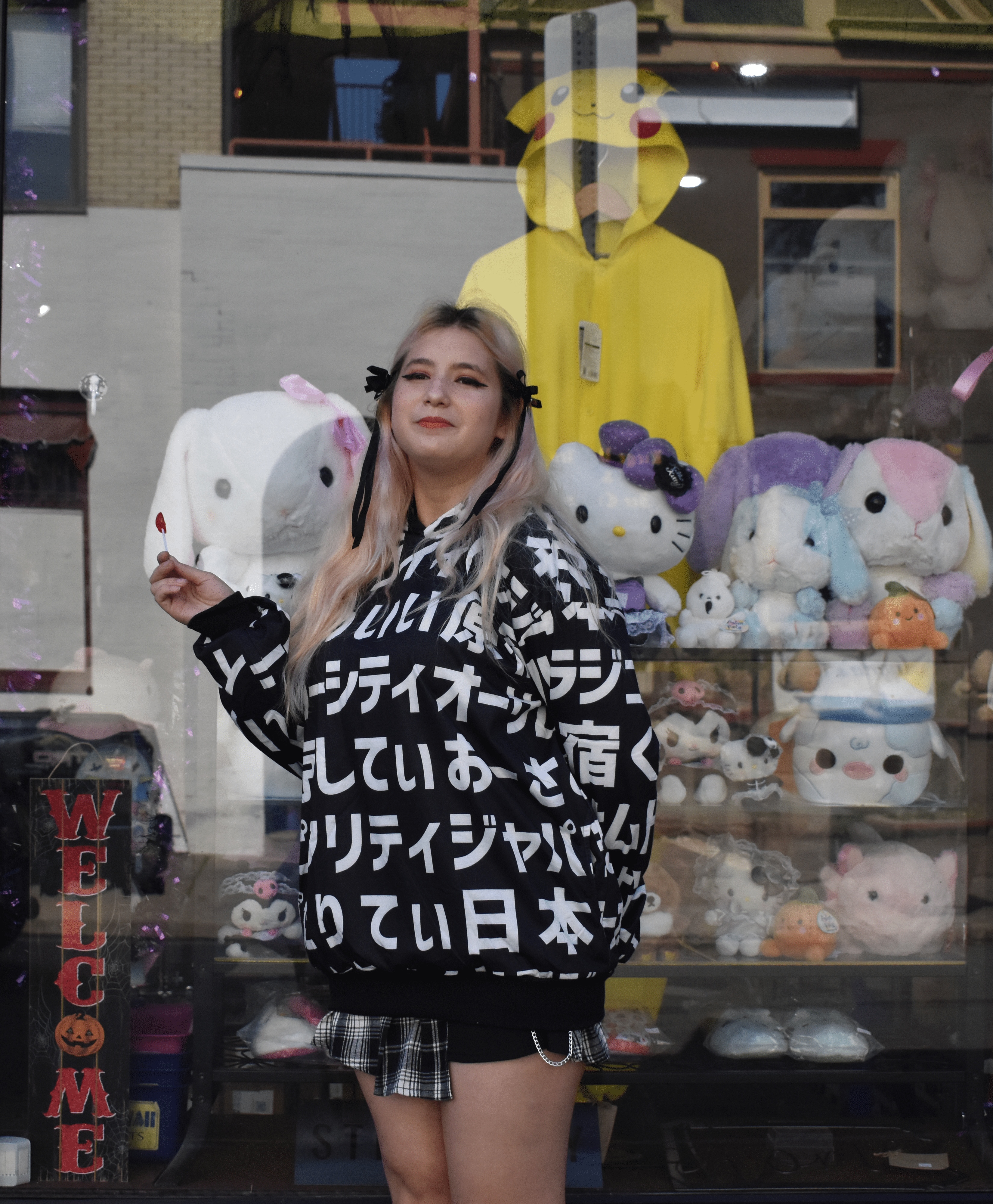 ACDC Rag ACDC Rag Big Hoodie Katakana Hiragana Kawaii Gifts 2000000044507