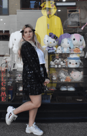 ACDC Rag ACDC Rag Gothic Chandelier Black Hoodie with Cat Ears Kawaii Gifts 2000000043159