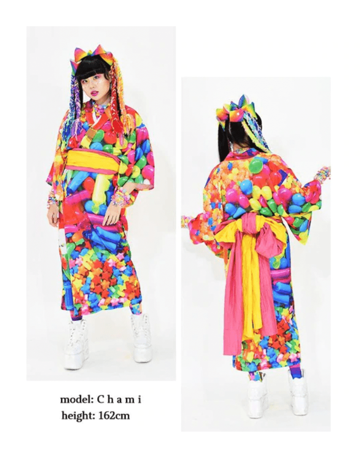 ACDC Rag ACDC Rag POP! Candy Rainbow Kimono Kawaii Gifts 2000000050959